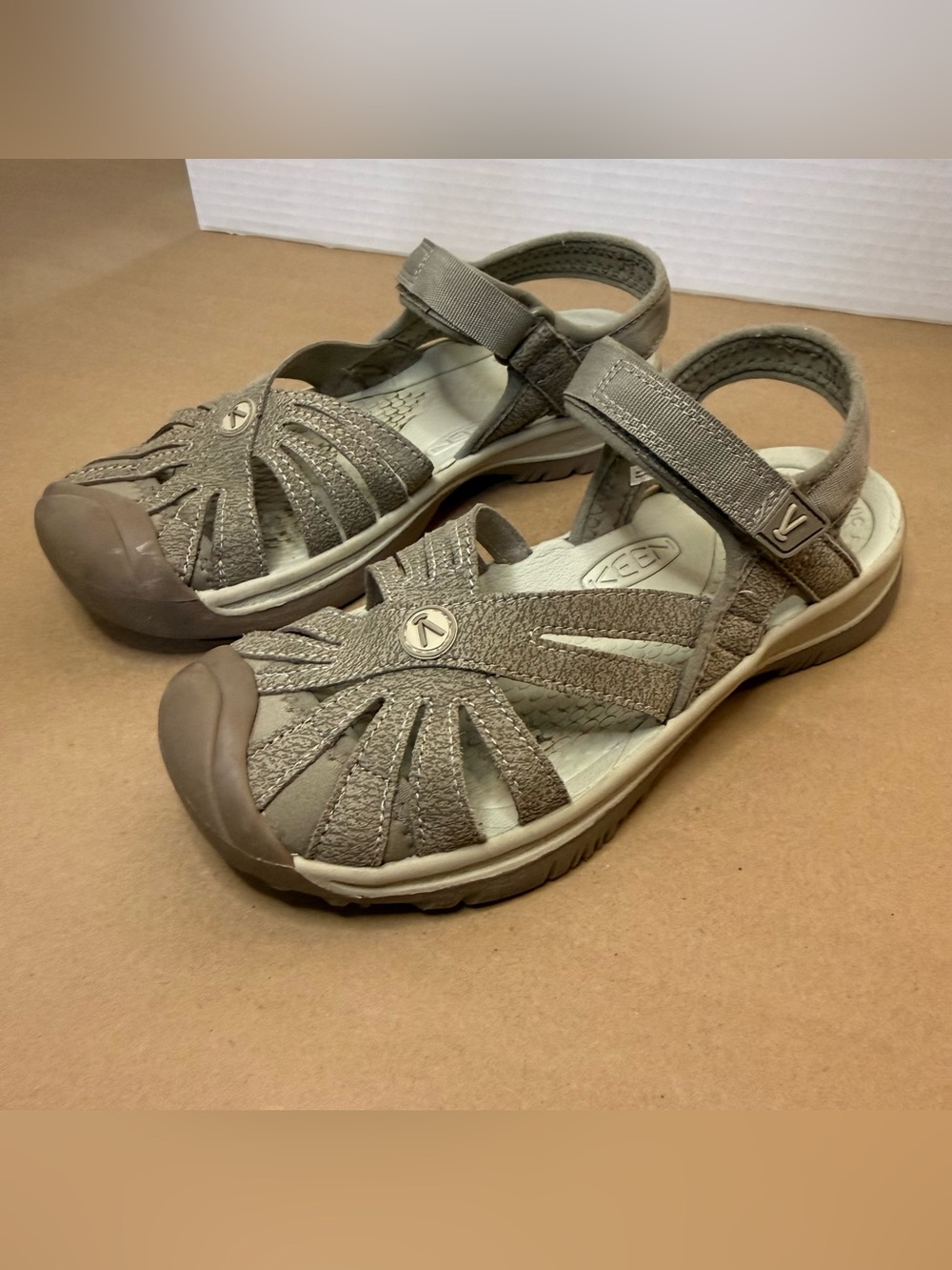 Keen Kids Taupe/Brown Closed-Toe Sport Sandals